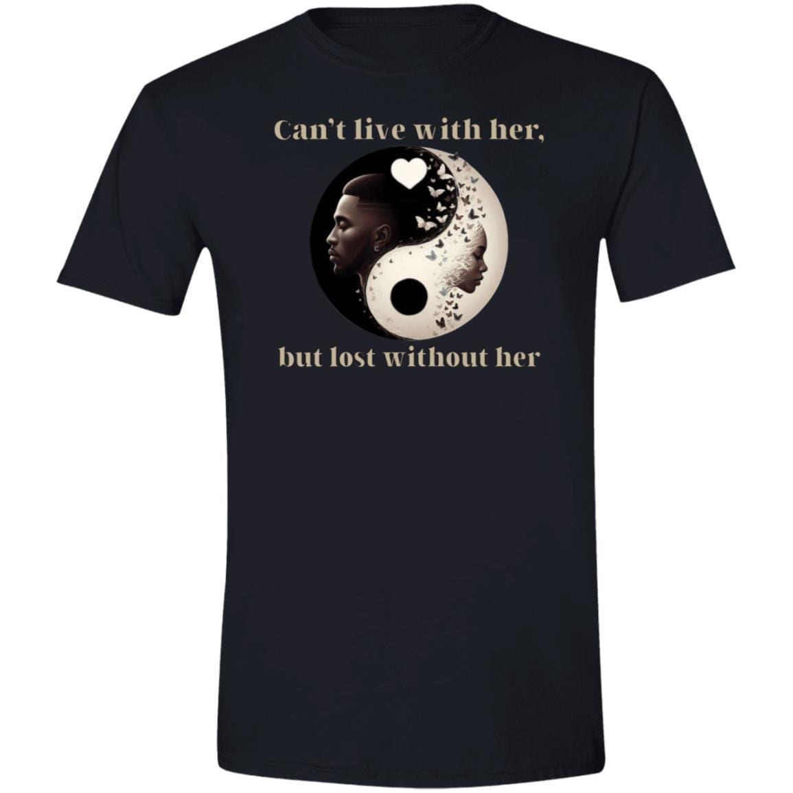 Yin Yang Relationship Shirt | Black Love T-Shirt | Long Distance Relationship Gift | Anniversary Couple Shirt | Melanin Love Tee for Men