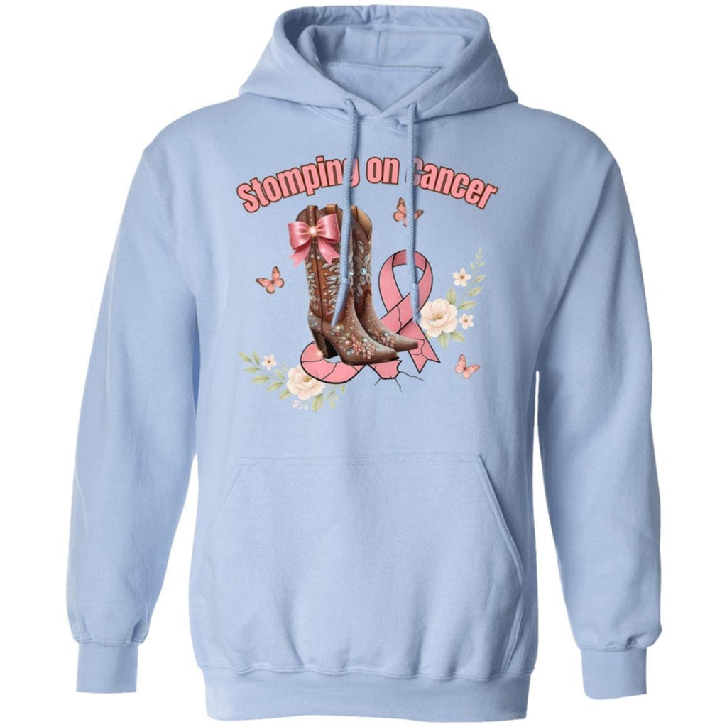 Breast Cancer Awareness Hoodie | Gildan 18500 Pullover | Unisex Fit, Pink Ribbon Support Sweatshirt