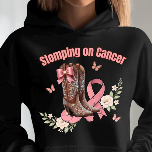 Breast Cancer Awareness Hoodie | Gildan 18500 Pullover | Unisex Fit, Pink Ribbon Support Sweatshirt