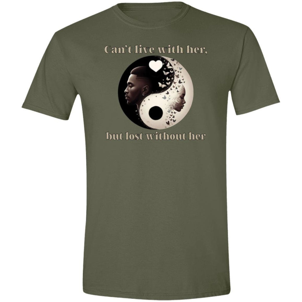 Yin Yang Relationship Shirt | Black Love T-Shirt | Long Distance Relationship Gift | Anniversary Couple Shirt | Melanin Love Tee for Men