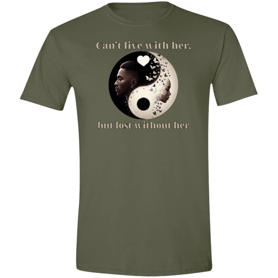 Yin Yang Relationship Shirt | Black Love T-Shirt | Long Distance Relationship Gift | Anniversary Couple Shirt | Melanin Love Tee for Men
