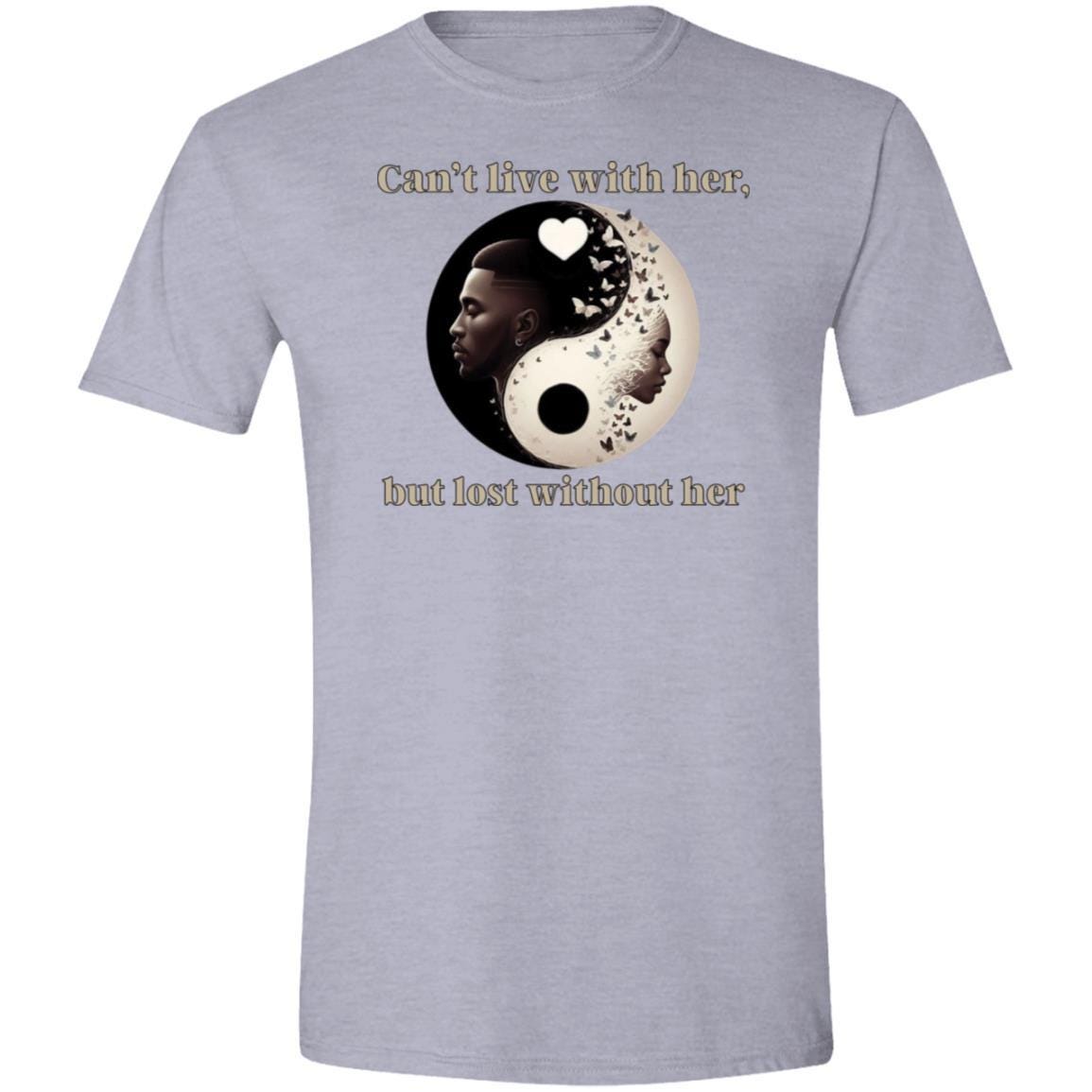 Yin Yang Relationship Shirt | Black Love T-Shirt | Long Distance Relationship Gift | Anniversary Couple Shirt | Melanin Love Tee for Men