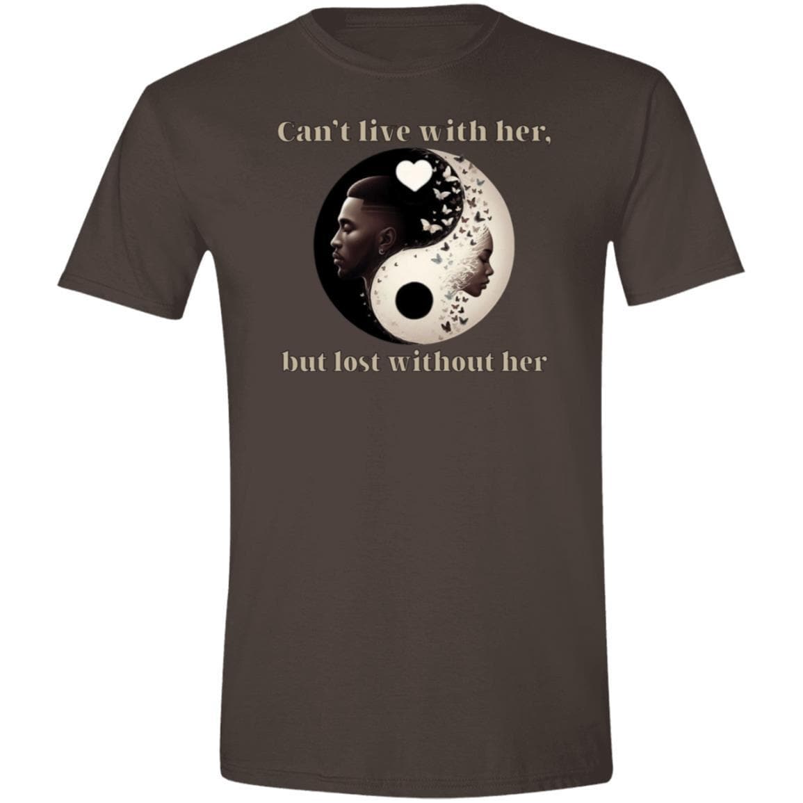 Yin Yang Relationship Shirt | Black Love T-Shirt | Long Distance Relationship Gift | Anniversary Couple Shirt | Melanin Love Tee for Men