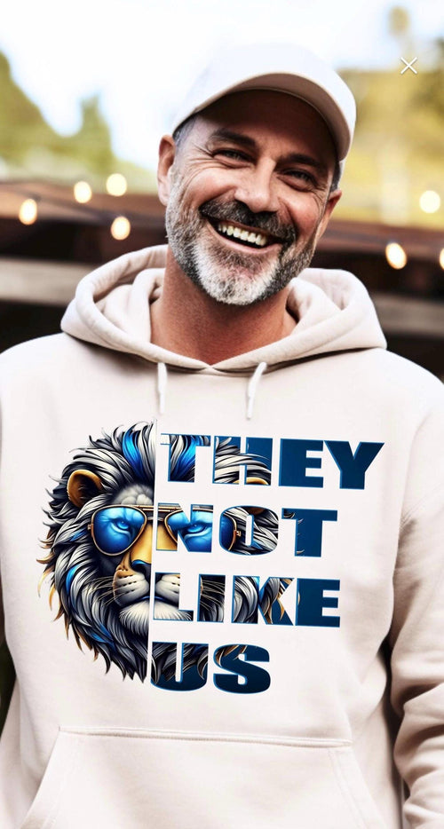 Detroit Football Hoodie Lion Graphic Fan Pullover S-5XL