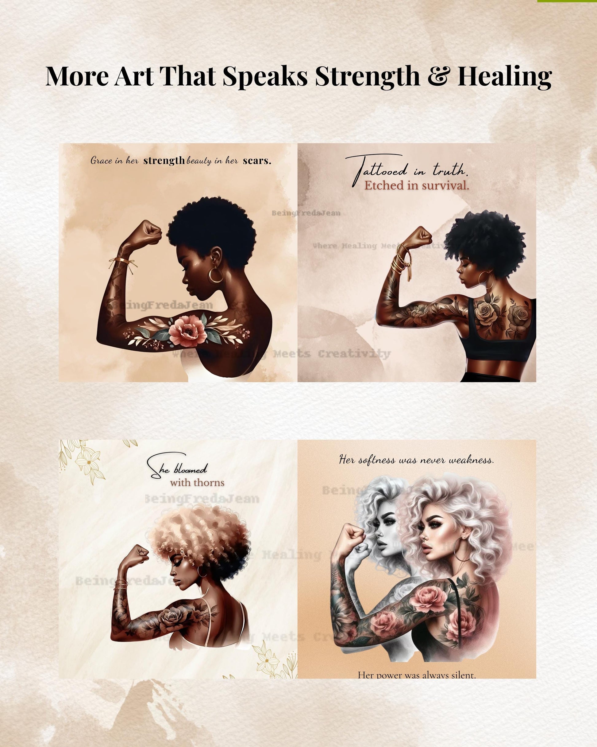 Black Girl Magic Art: Empowering Afro Woman Print (8x10 Digital Download
