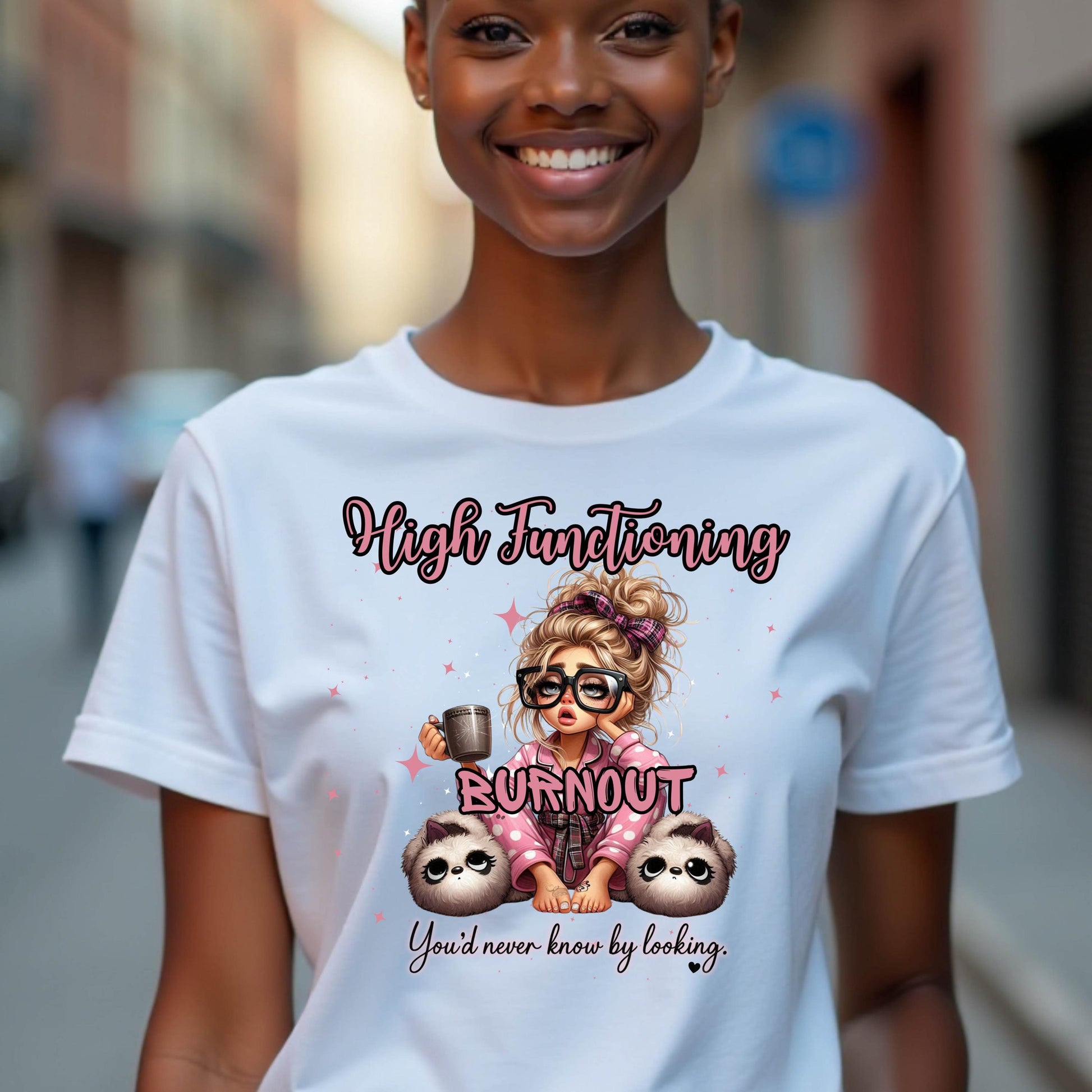 High Functioning Burnout Shirt: Mental Health Awareness Unisex Tee