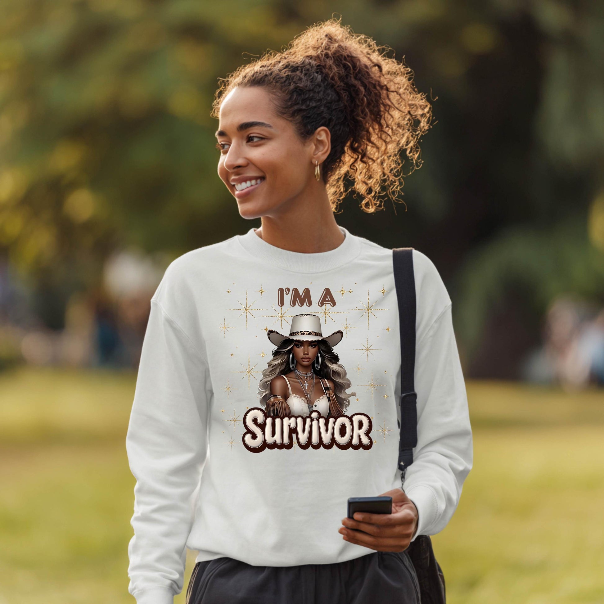 Im A Survivor Crewneck Sweatshirt