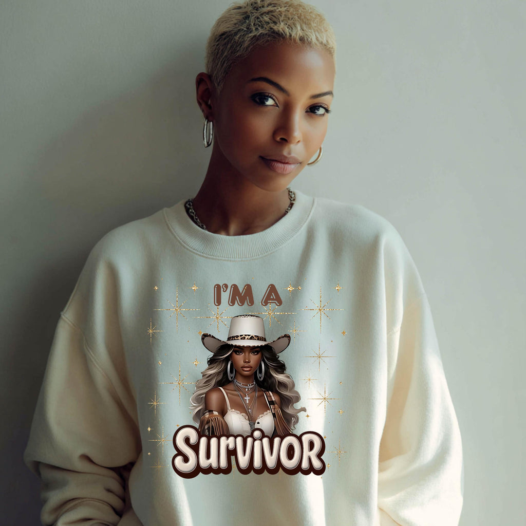 Im A Survivor Crewneck Sweatshirt