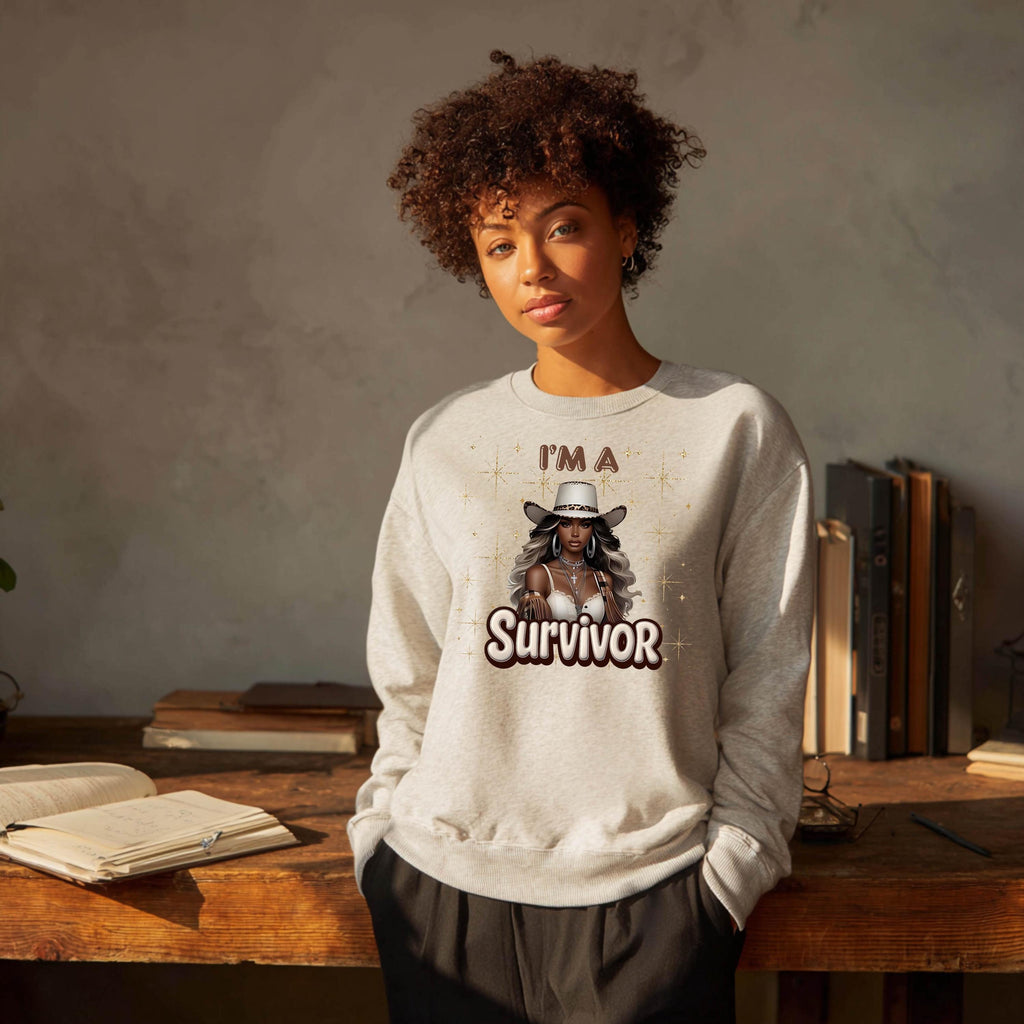 Im A Survivor Crewneck Sweatshirt