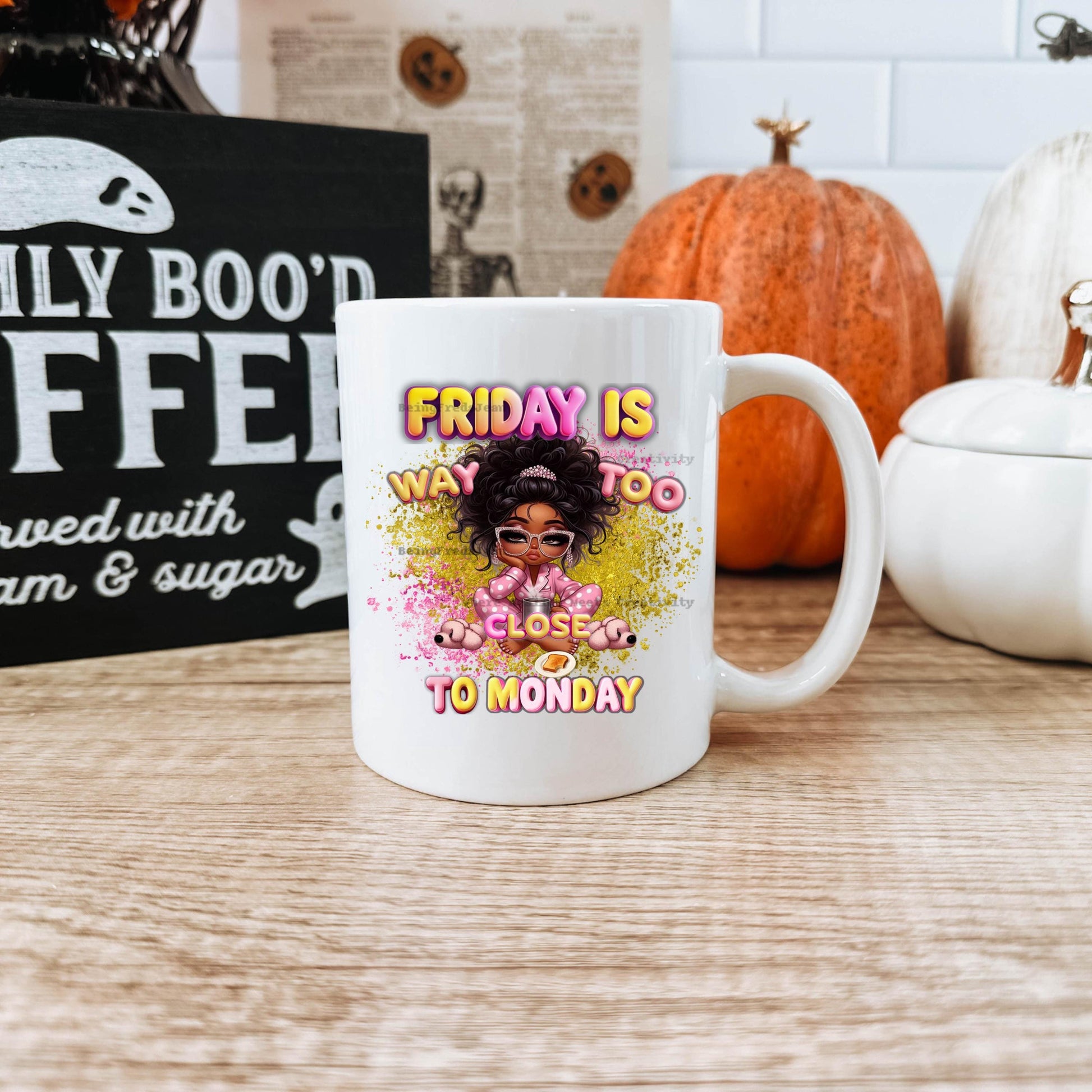Funny Friday Burnout Humor PNG: Self-Care Sublimation Design (Digital Download