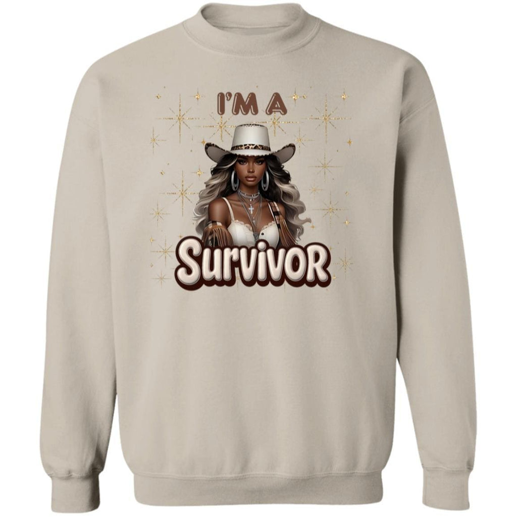 Im A Survivor Crewneck Sweatshirt