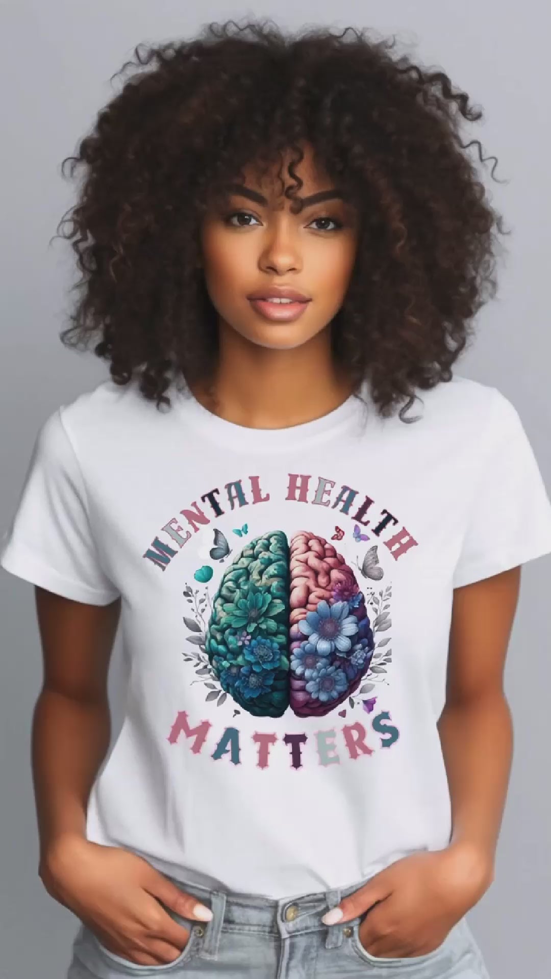 Mental Health Matters T-Shirt for Women Men Therapy Positive Mindfulness Tee