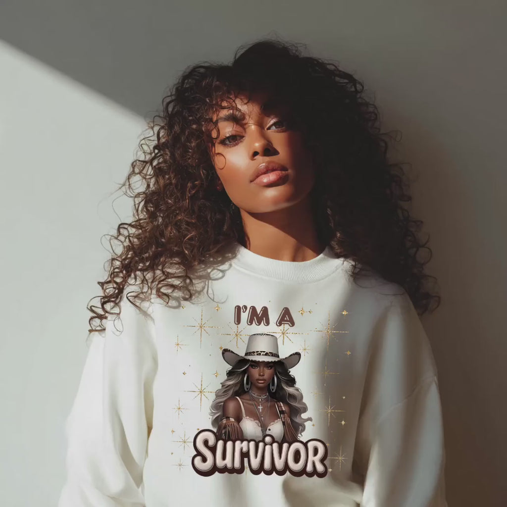 Im A Survivor Crewneck Sweatshirt