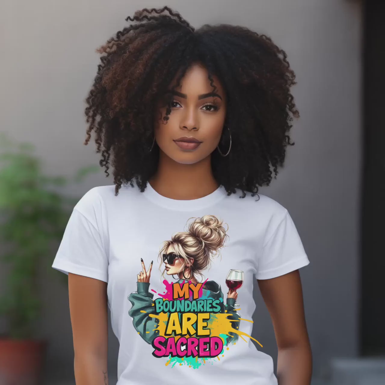 My Boundaries Are Sacred T-Shirt: Funny Mental Health Tee